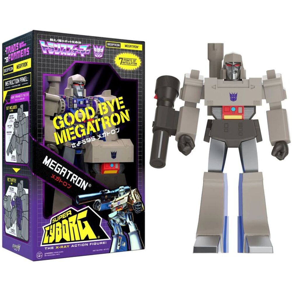 Super7 - Transformers - Super Cyborg - Goodbye Megatron Sdcc 2023
